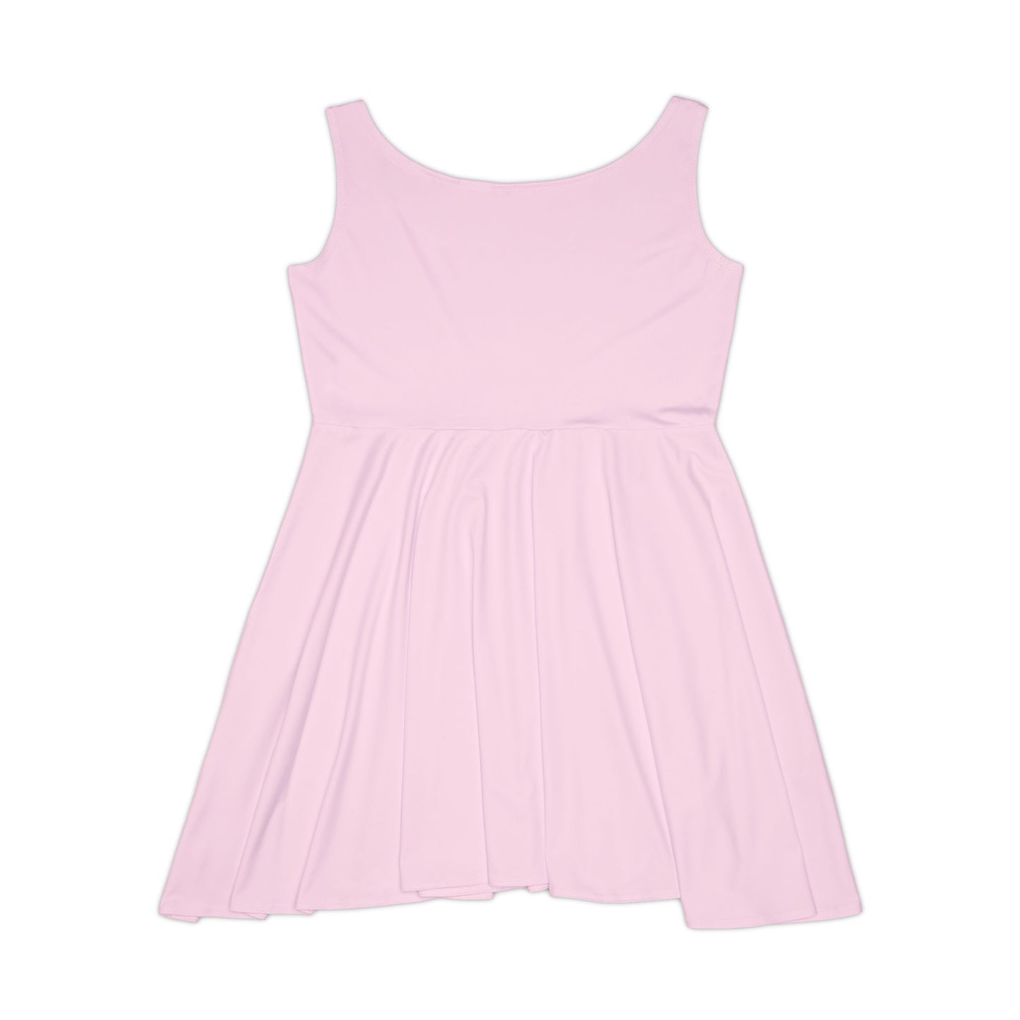 Performance Pink Women's Skater Dress — Classic Scoop Neck A-Line Summer Dress