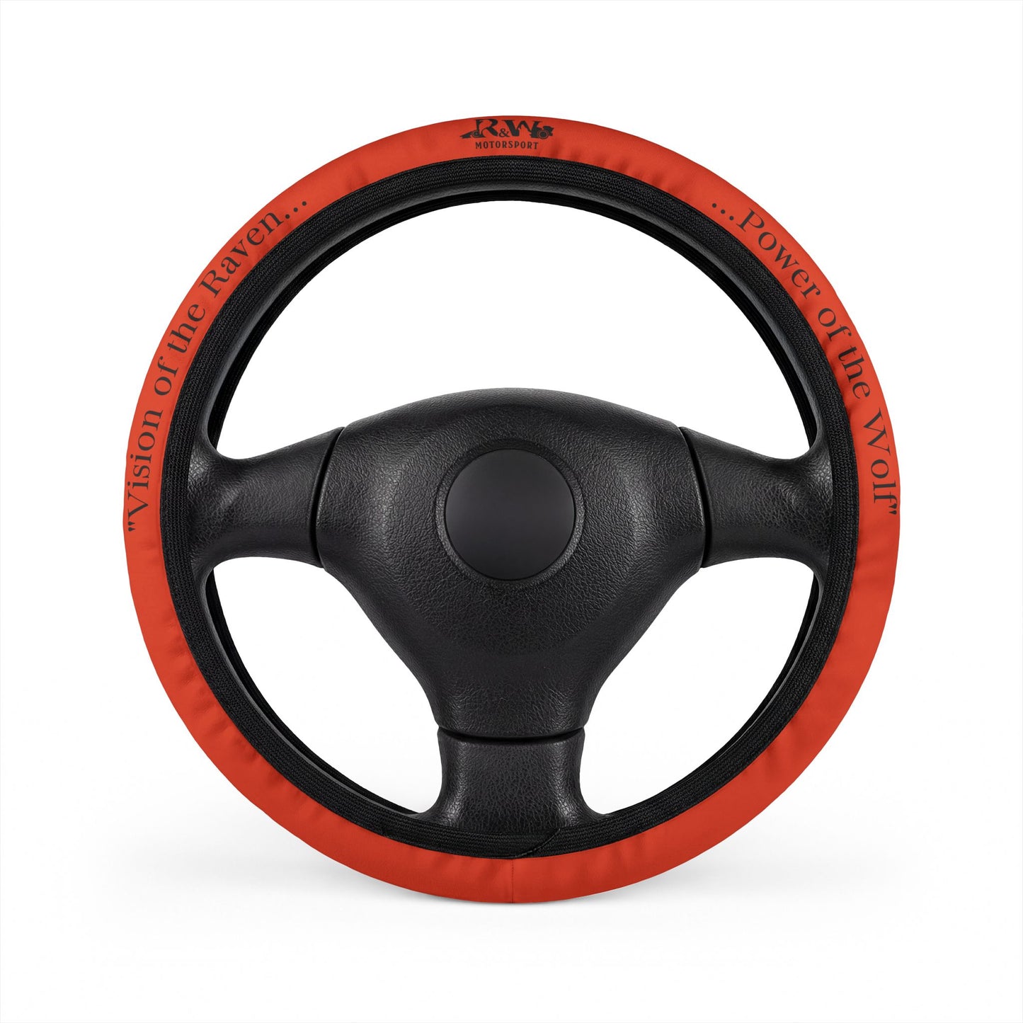 R&W Motorsport Team Motto "Rojo Rugiente I" Steering Wheel Cover