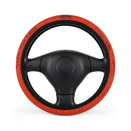 R&W Motorsport Team Motto "Rojo Rugiente I" Steering Wheel Cover