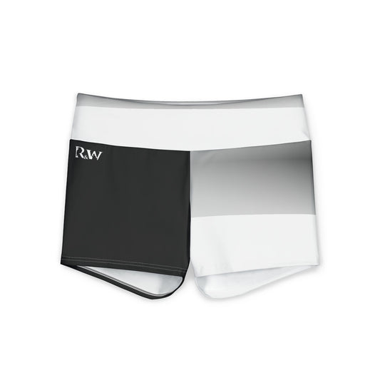 R&W Women's Lightweight Yoga Shorts - Tarmac Black