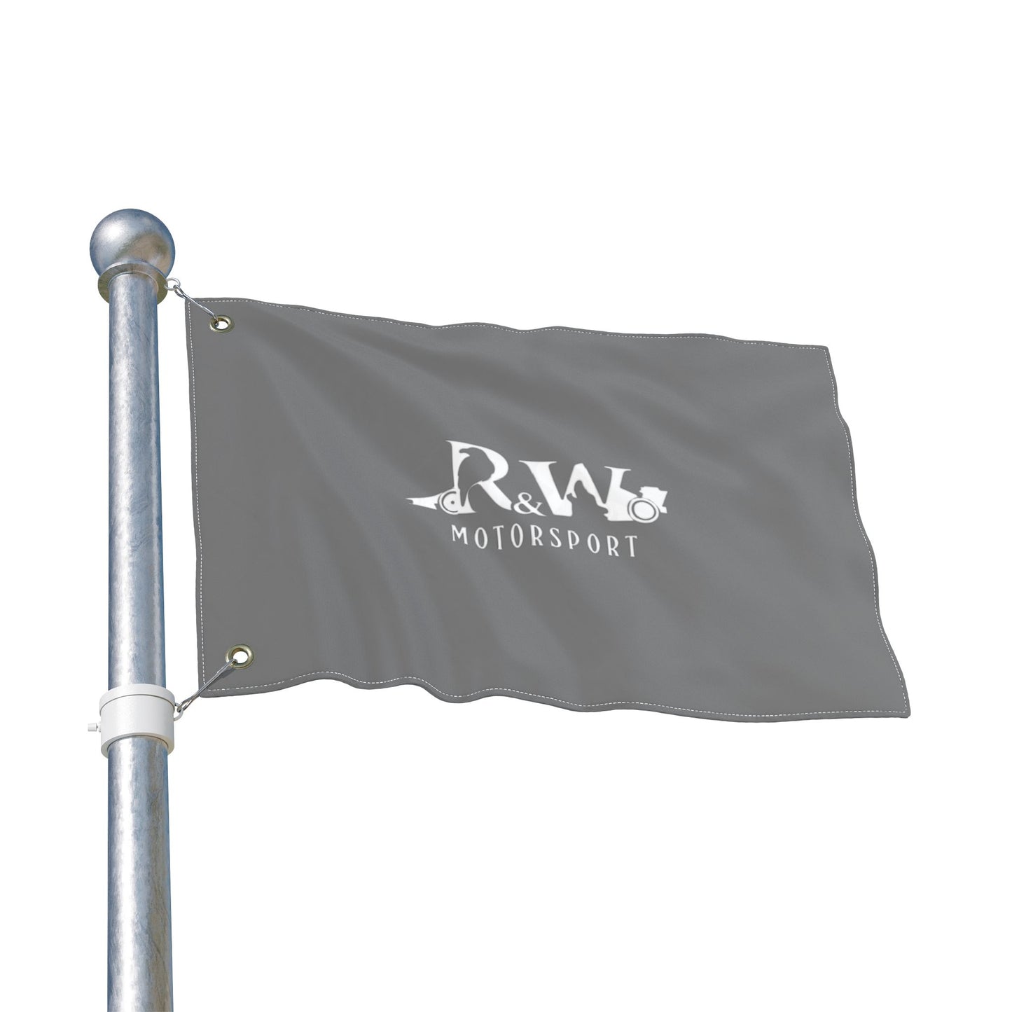 R&W Motorsport Team Flag (Asphalt Grey)