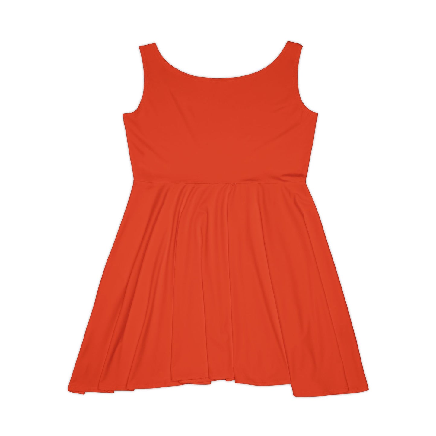 Rojo Rugiente II Women's Skater Dress — Classic Scoop Neck A-Line Summer Dress
