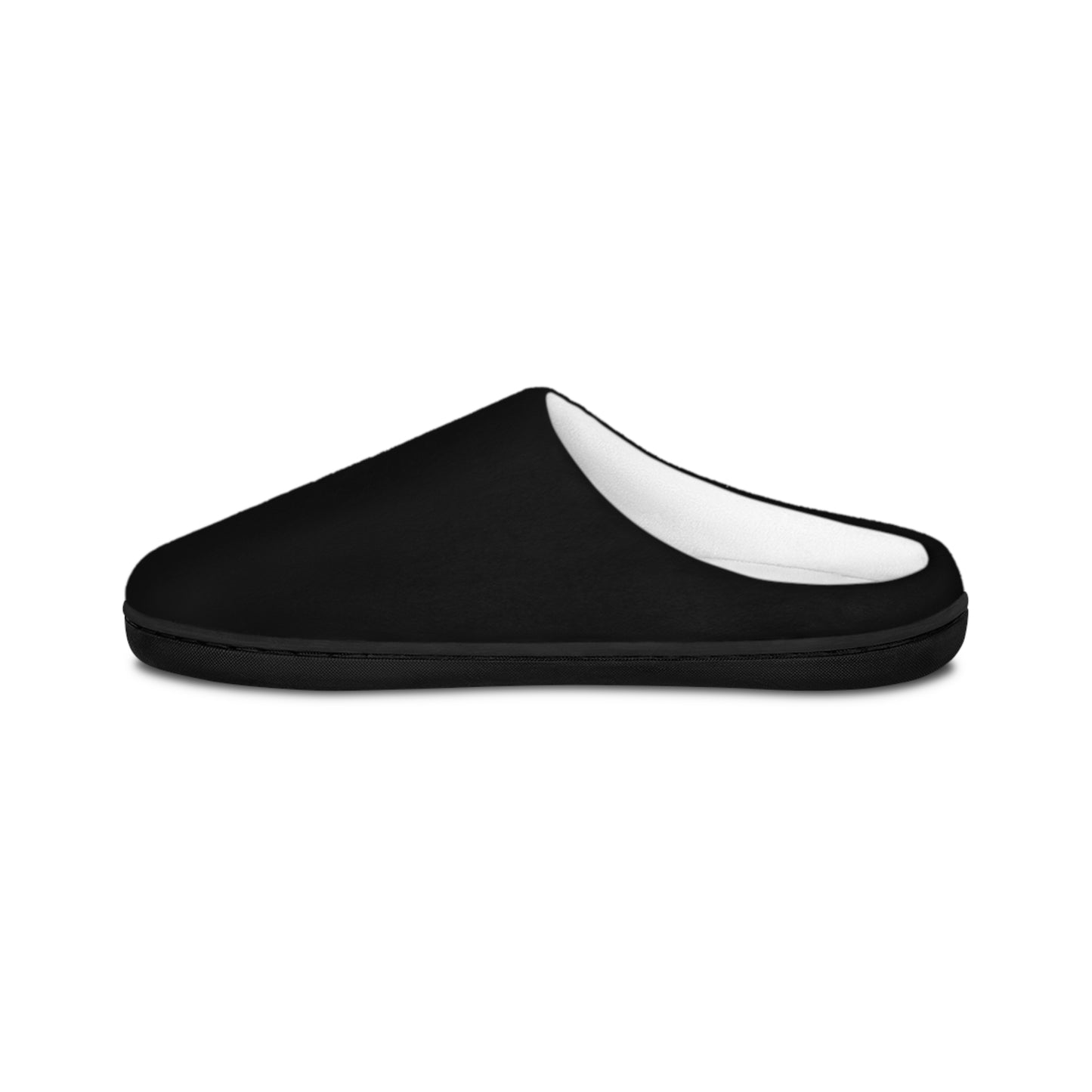 Indoor Slippers — Tarmac Black Small Logo Cozy House Shoes for Women