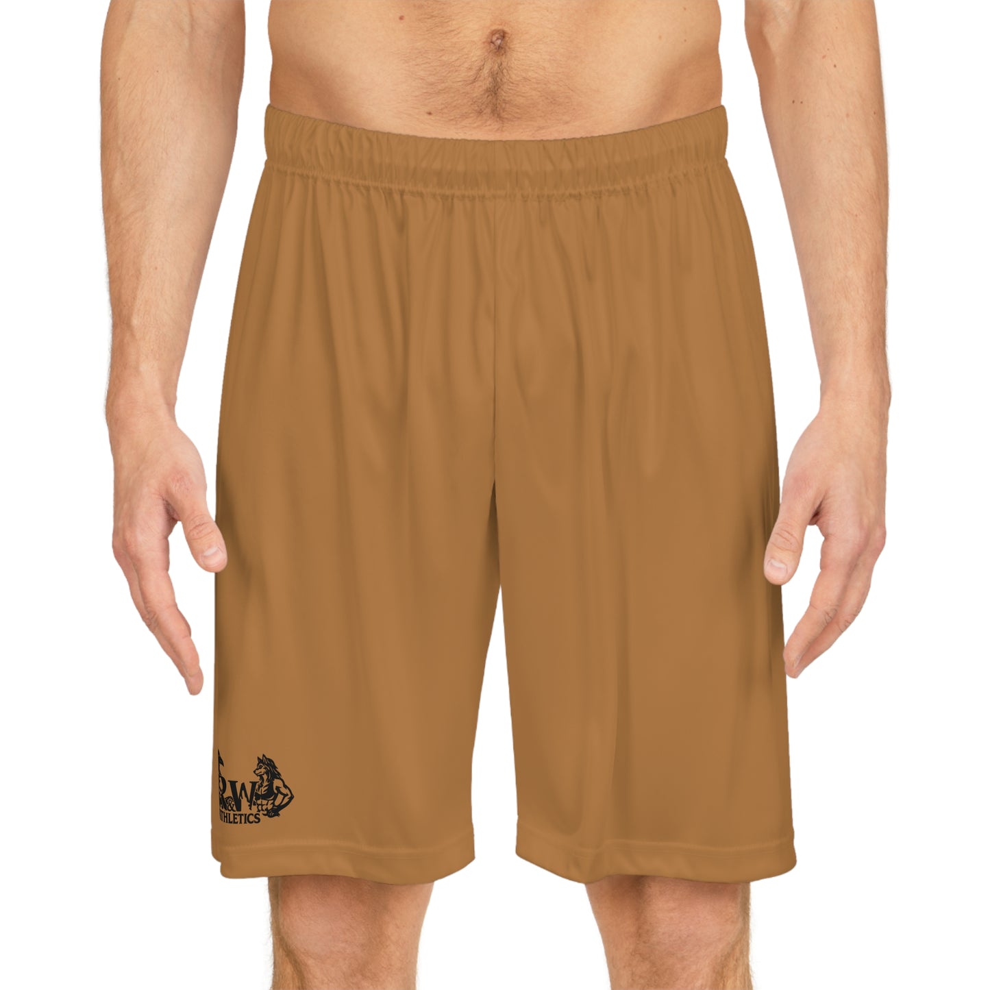 R&W Athletics Teamwork Logo Basketball Shorts—Cuero Cómodo