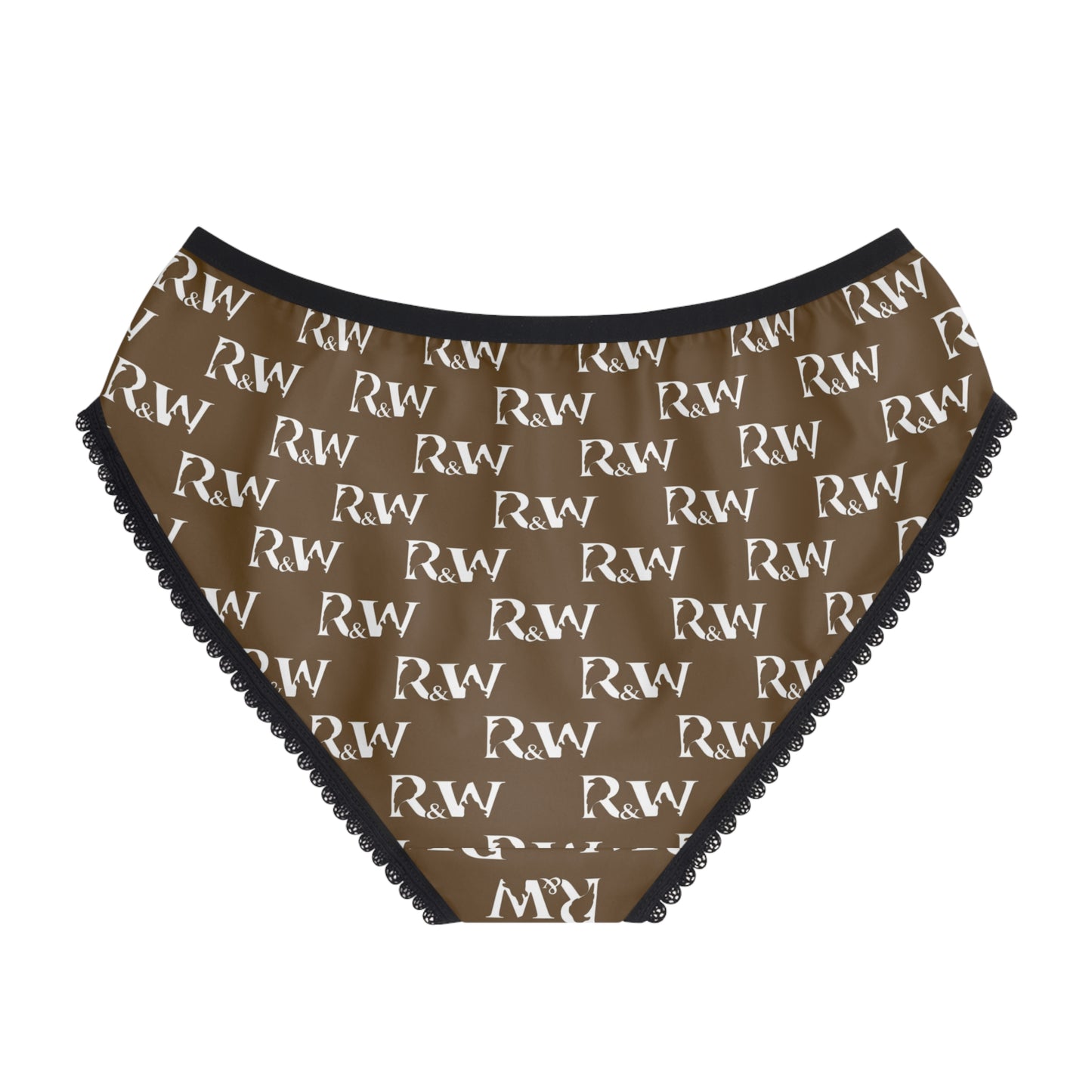 Women's Pattern Briefs — Maduro Marrón