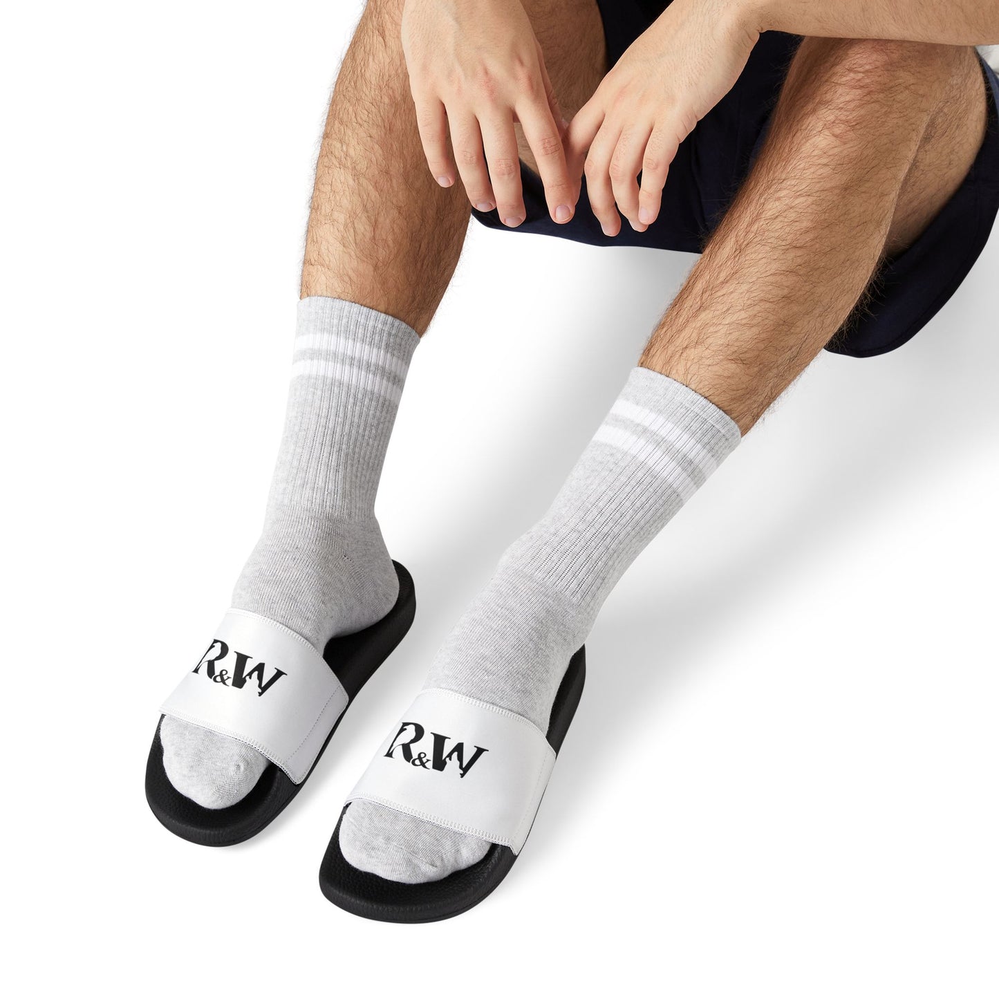R&W Men's Slide Sandals — Panda Casual Pool & Beach Slides