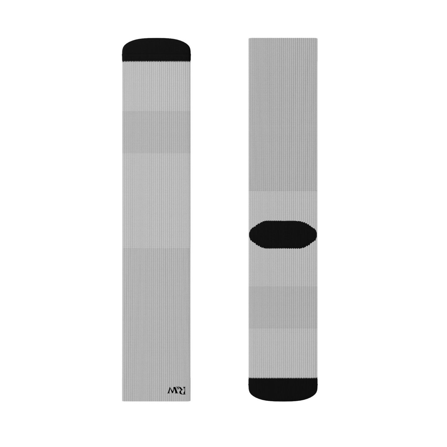 R&W Athletics Small Logo Socks - Wolf Grey