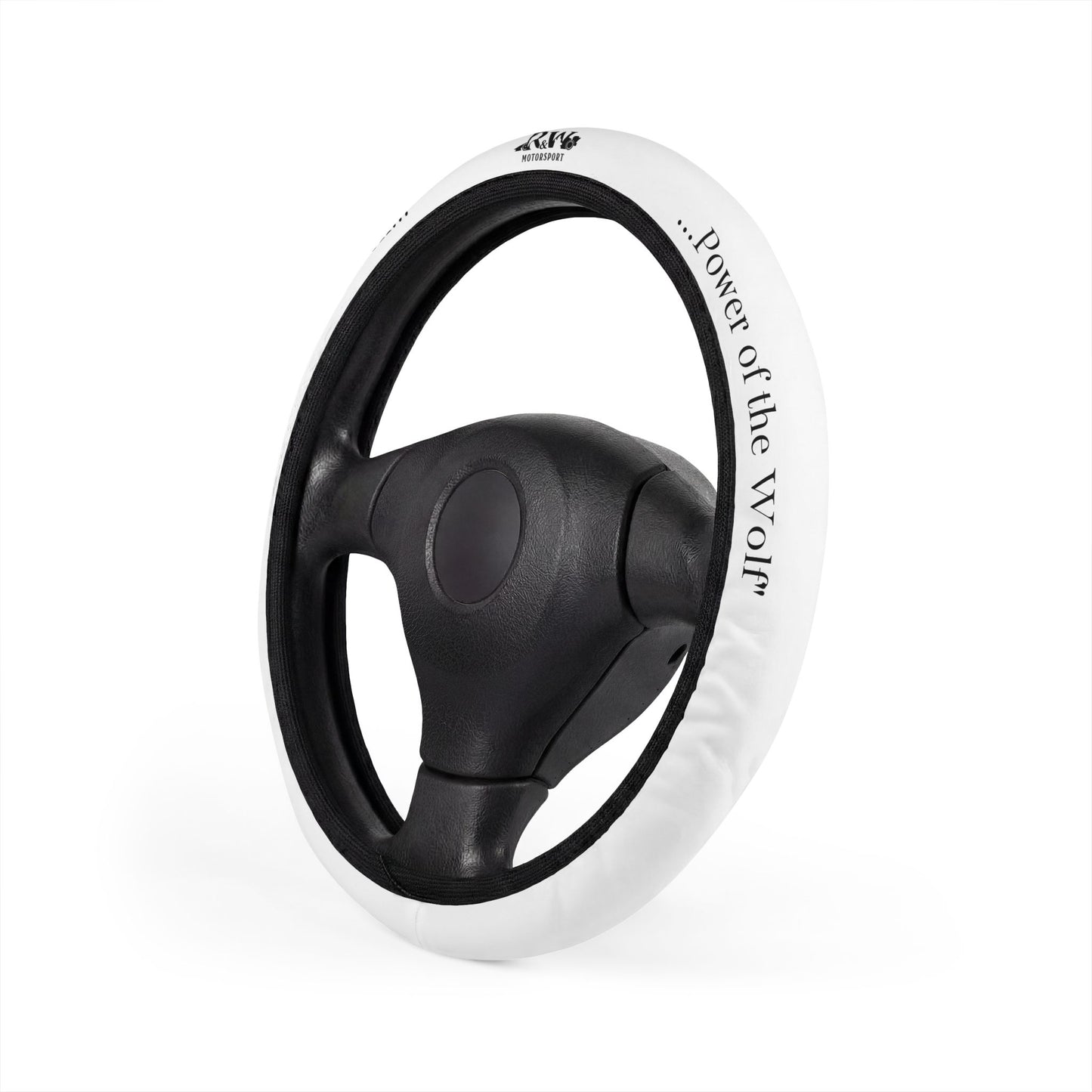 R&W Motorsport Team Motto "Panda" Steering Wheel Cover