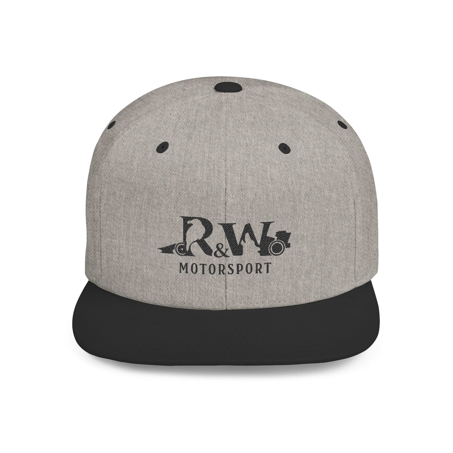 R&W Motorsport Distressed Logo Snapback Hat