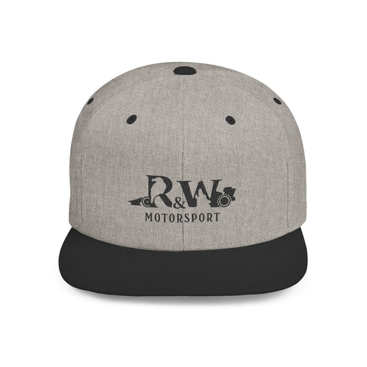 R&W Motorsport Distressed Logo Snapback Hat