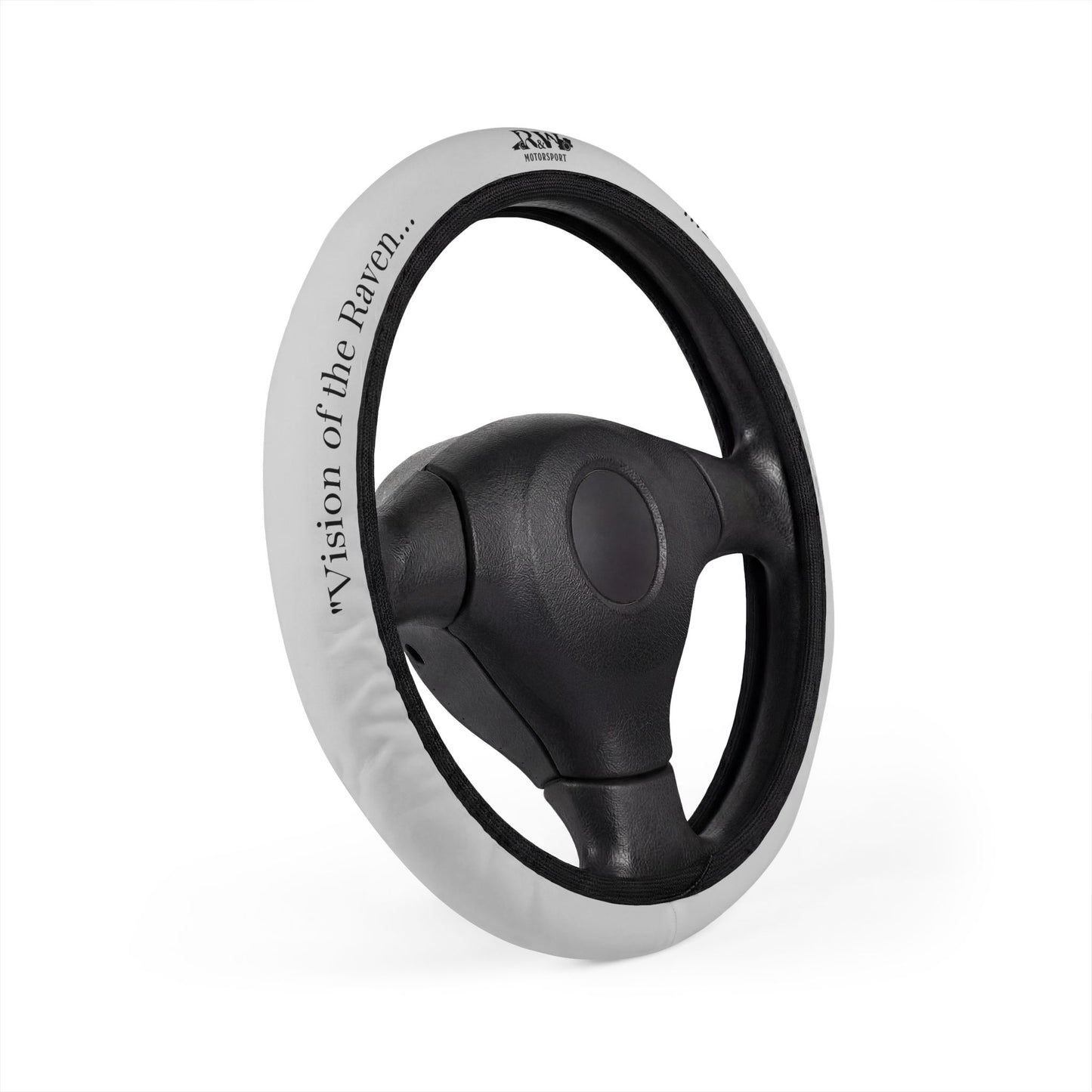 R&W Motorsport Team Motto "Wolf Grey" Steering Wheel Cover