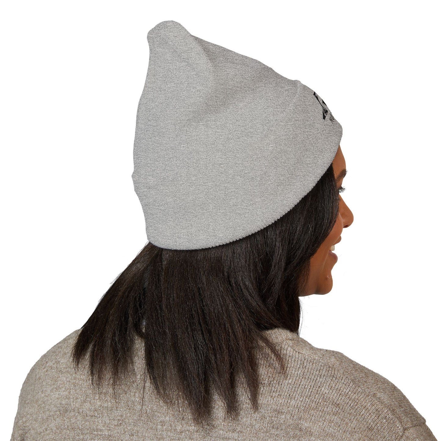 R&W Motorsport Embroidered Cuffed Beanie — Racing Logo Knit Hat