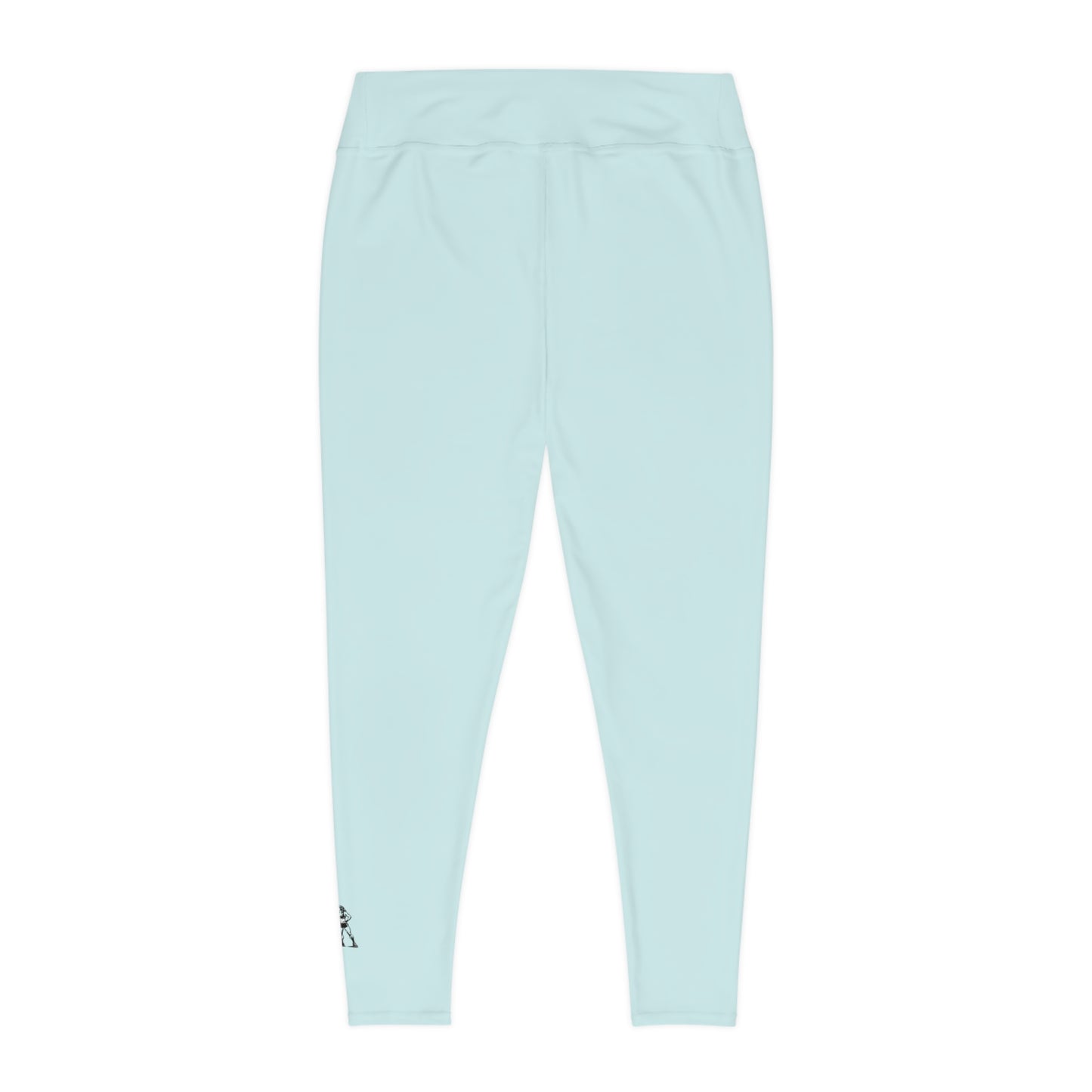 R&W Women's Plus Size Leggings — Minimalist Logo Horizon
