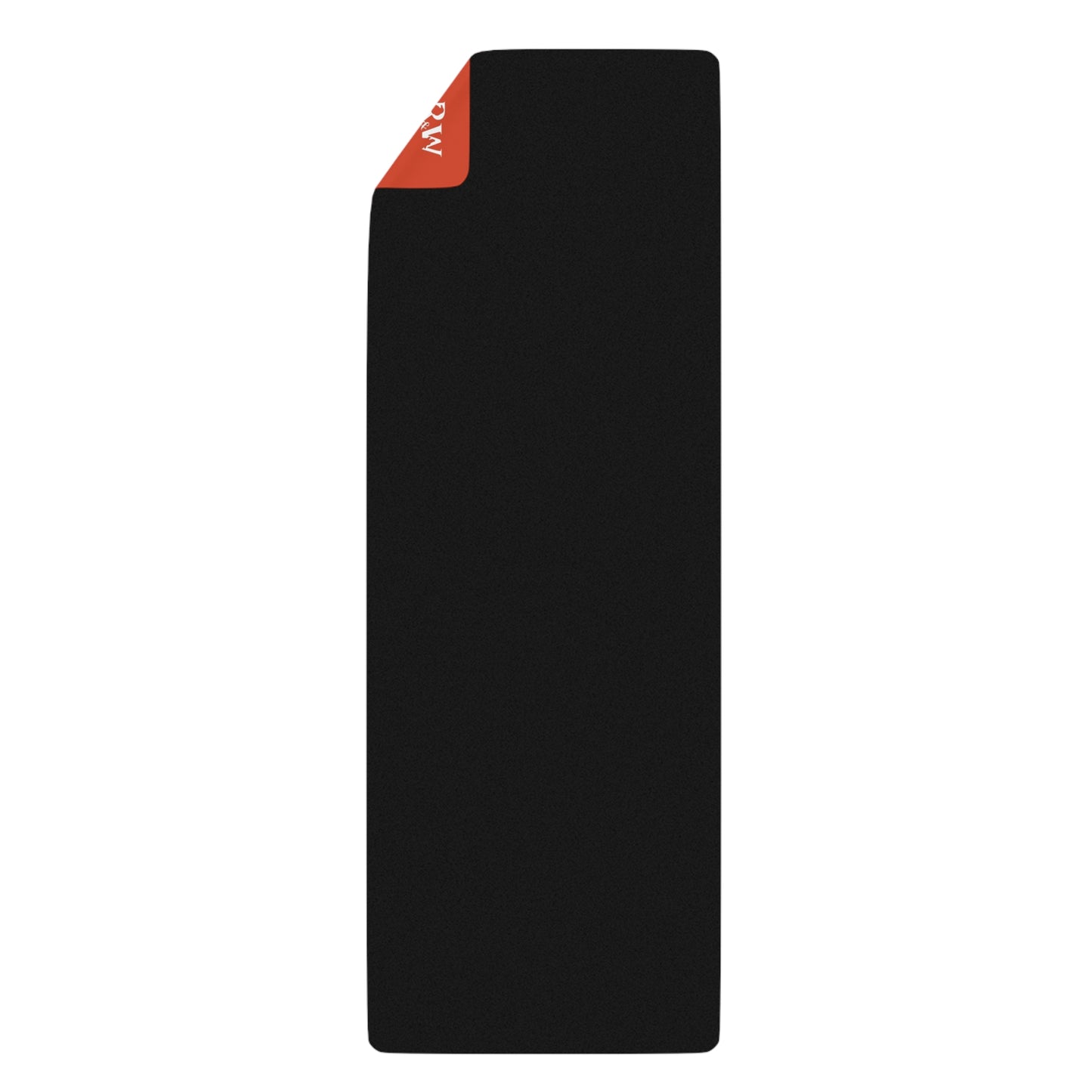 Rubber Yoga Mat — Minimal Rojo Rugiente II Monogram Yoga Mat