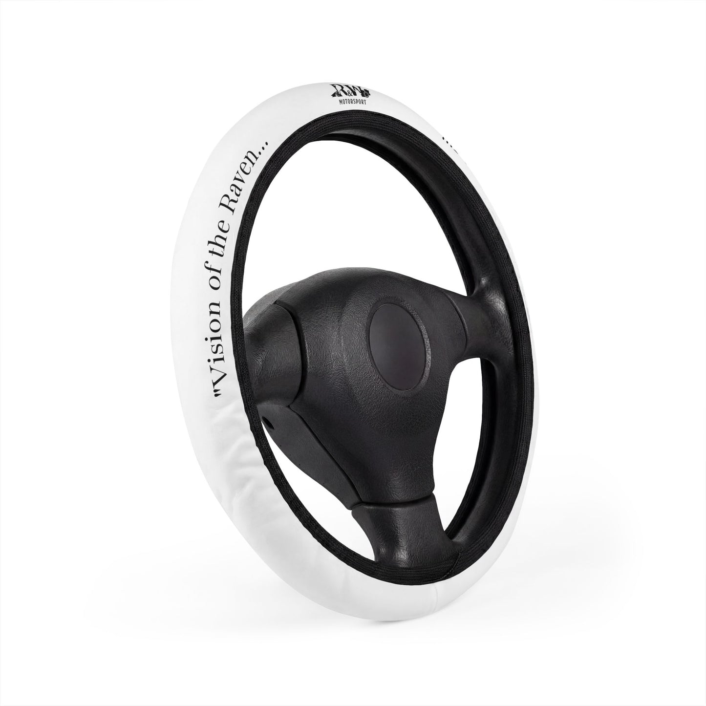 R&W Motorsport Team Motto "Panda" Steering Wheel Cover