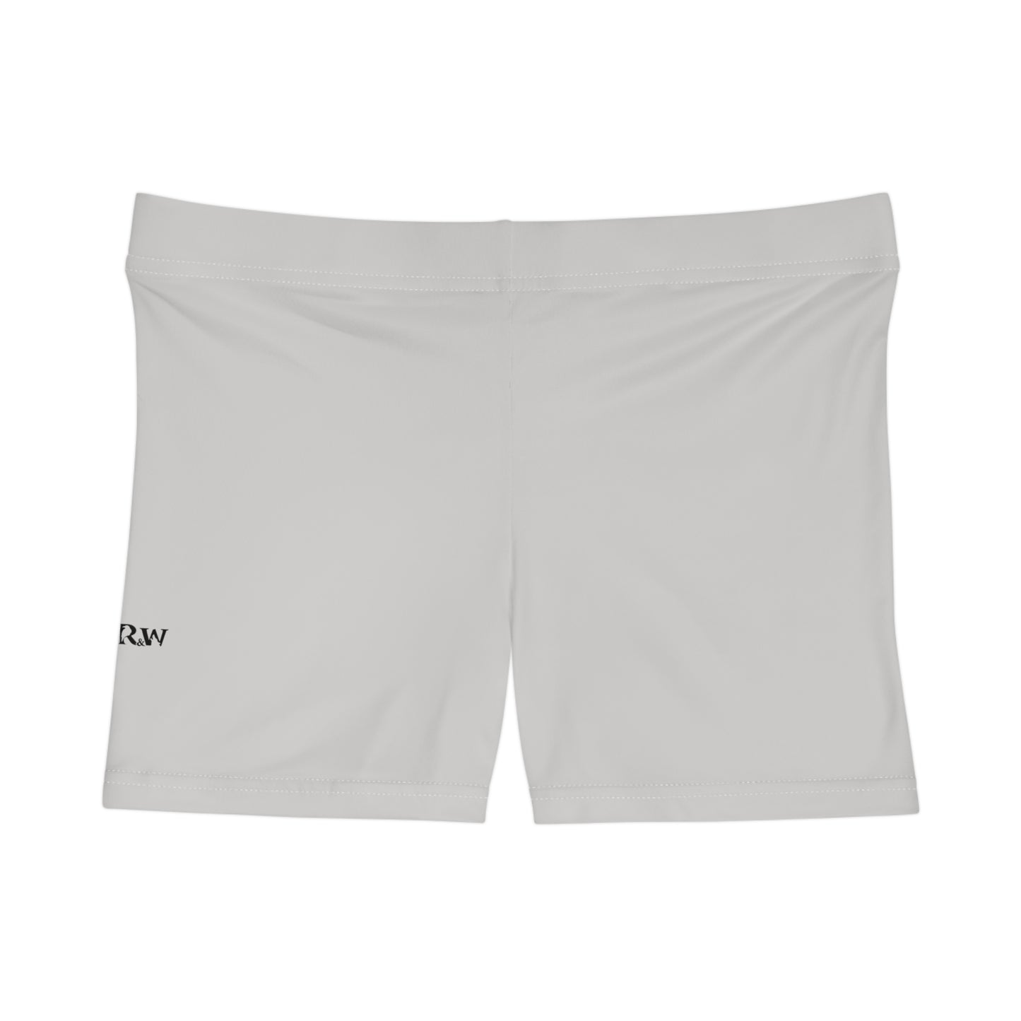 Women's Wolf Grey Athletic Shorts — Comfortable Activewear