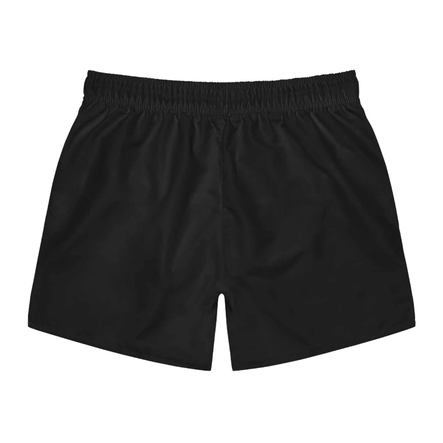 Mens Minimal Logo Swim Trunks — Tarmac Black