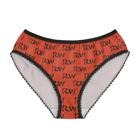 Women's Pattern Briefs — Rojo Rugiente