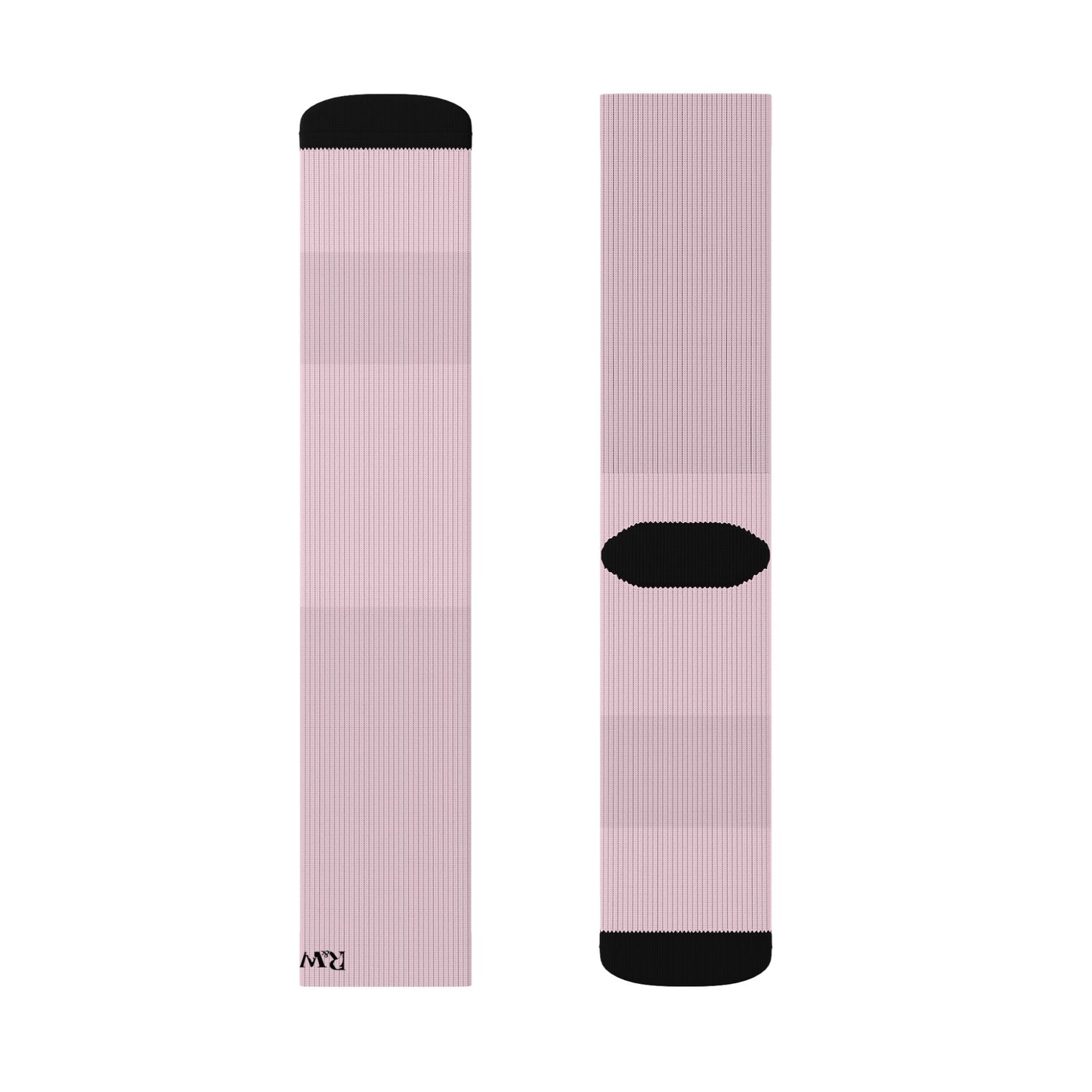 R&W Athletics Small Logo Socks - Performance Pink