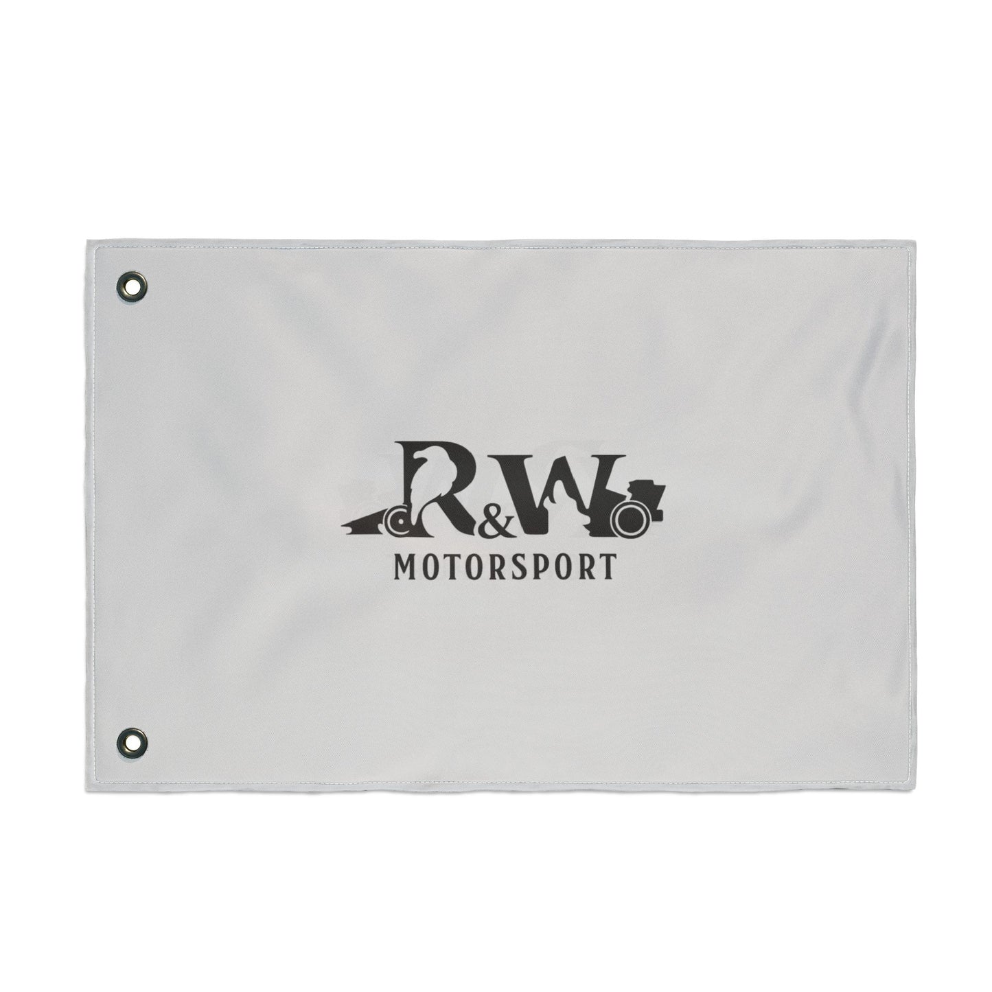 R&W Motorsport Team Flag (Wolf Grey)