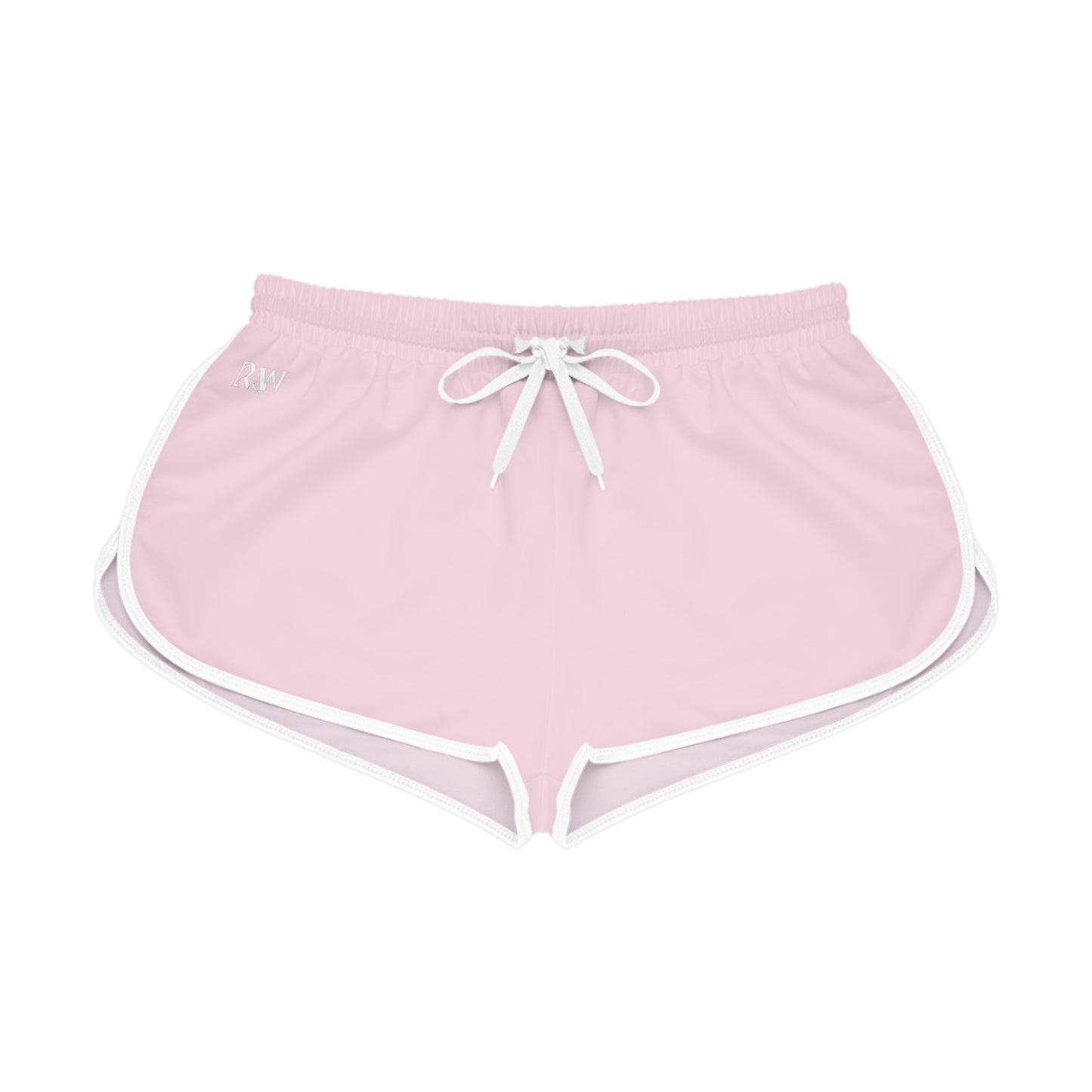 R&W Women's Minimalist Logo Relaxed Shorts — Performance Pink