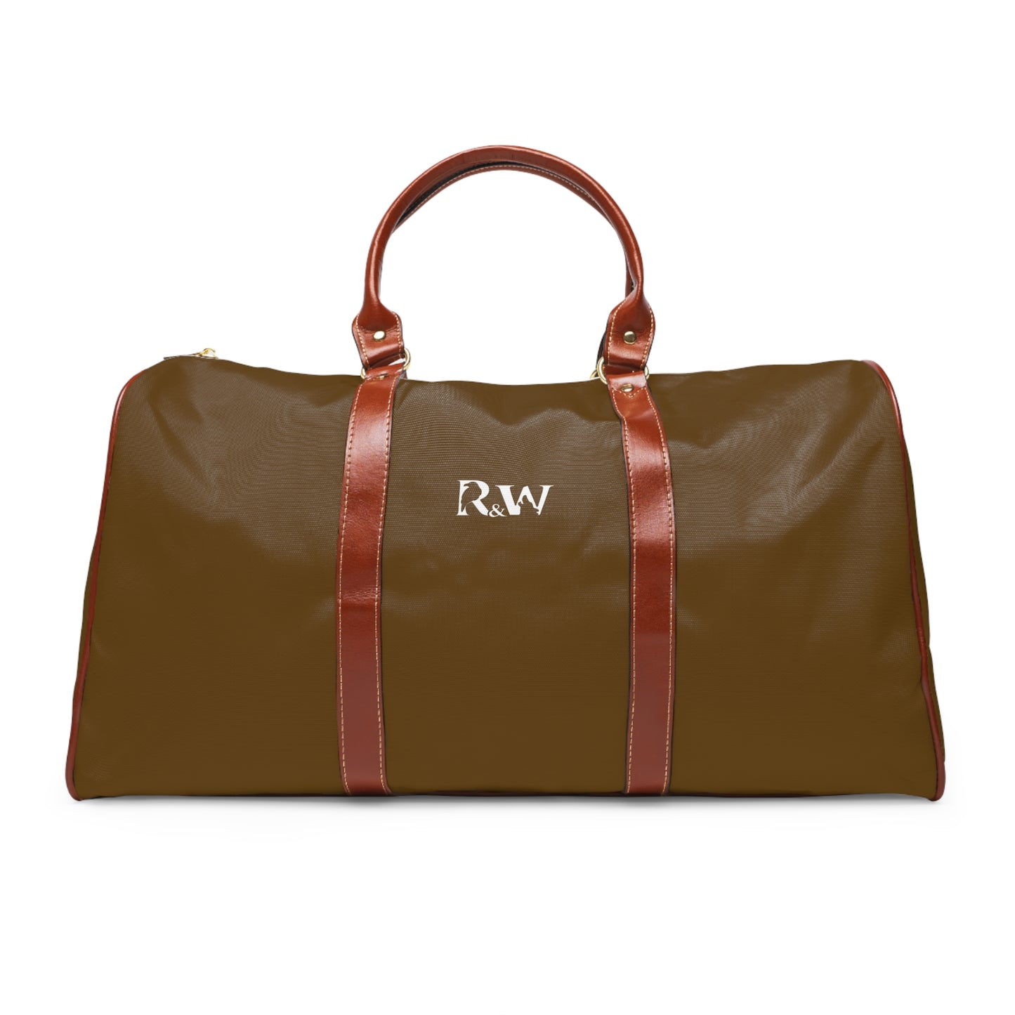 Monogram Waterproof Travel Duffle Bag – Maduro Maduro Marrón with Brown Trim
