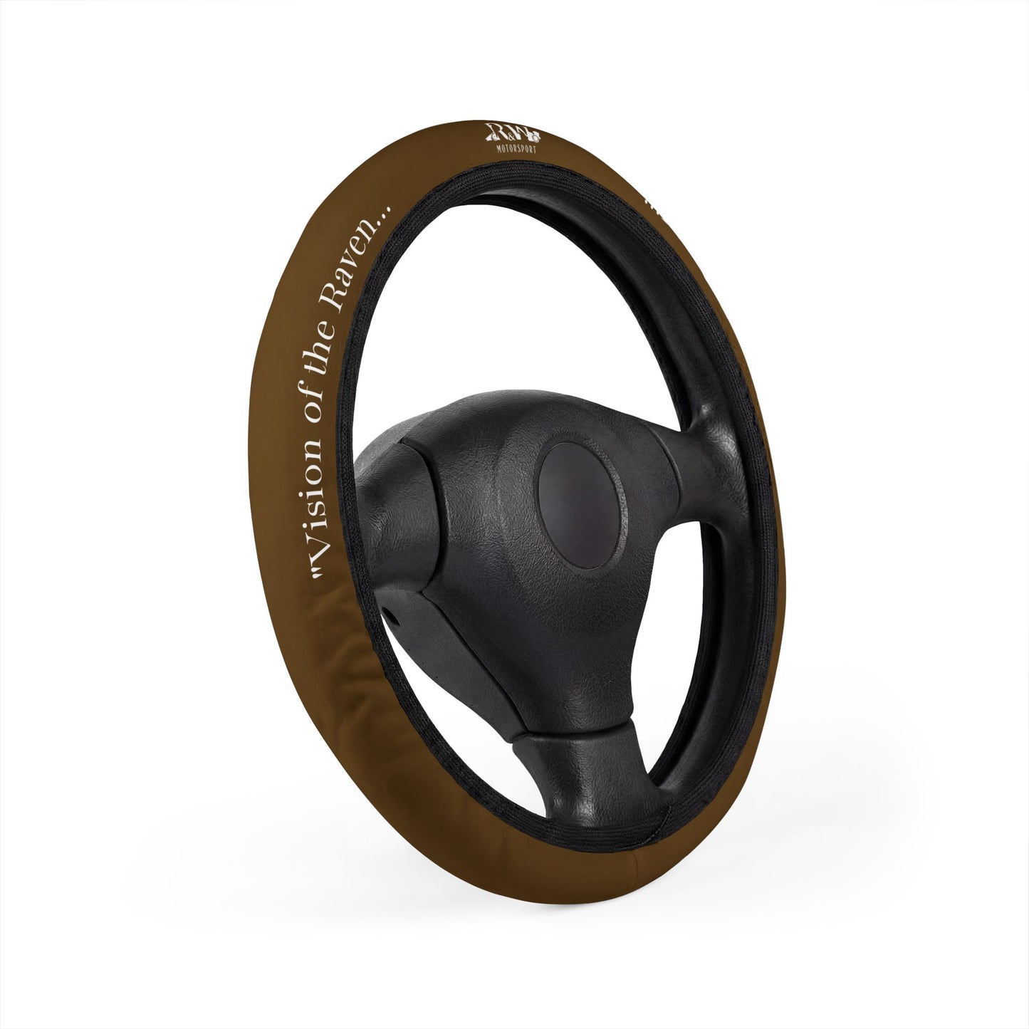R&W Motorsport Team Motto "Maduro Marrón" Steering Wheel Cover