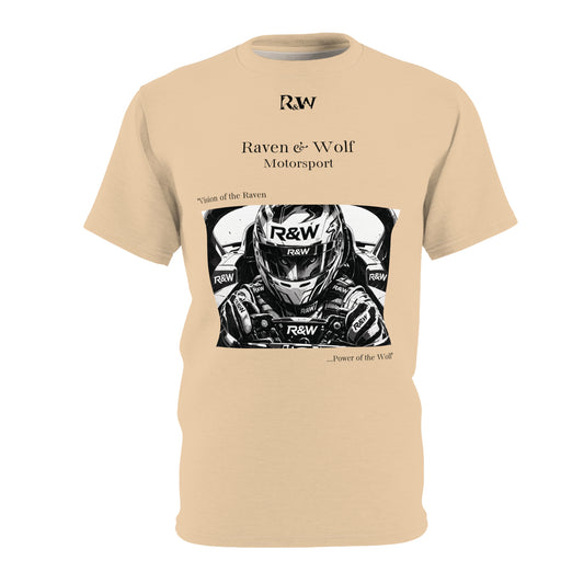 R&W Motorsport "Team Motto" Graphic Tee — Dakar Dunes Vintage Gothic Comic Panel T-Shirt