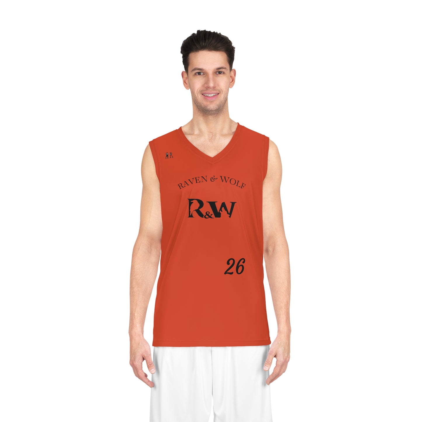 R&W Athletics "Tip Off" Basketball Jersey – Rojo Rugiente I