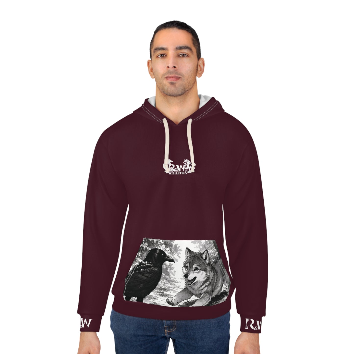 R&W Athletics Graphic Hoodie — "Origin Story" Vino Viejo Comic Panel Pullover