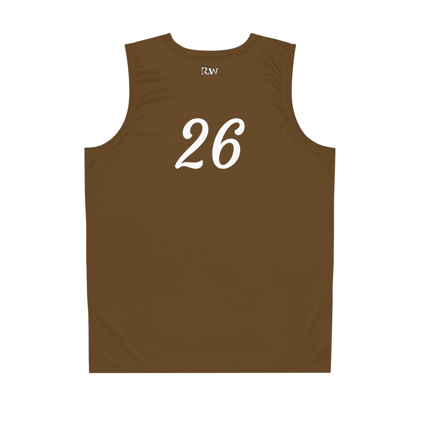 R&W Athletics "Tip Off" Basketball Jersey – Maduro Marrón