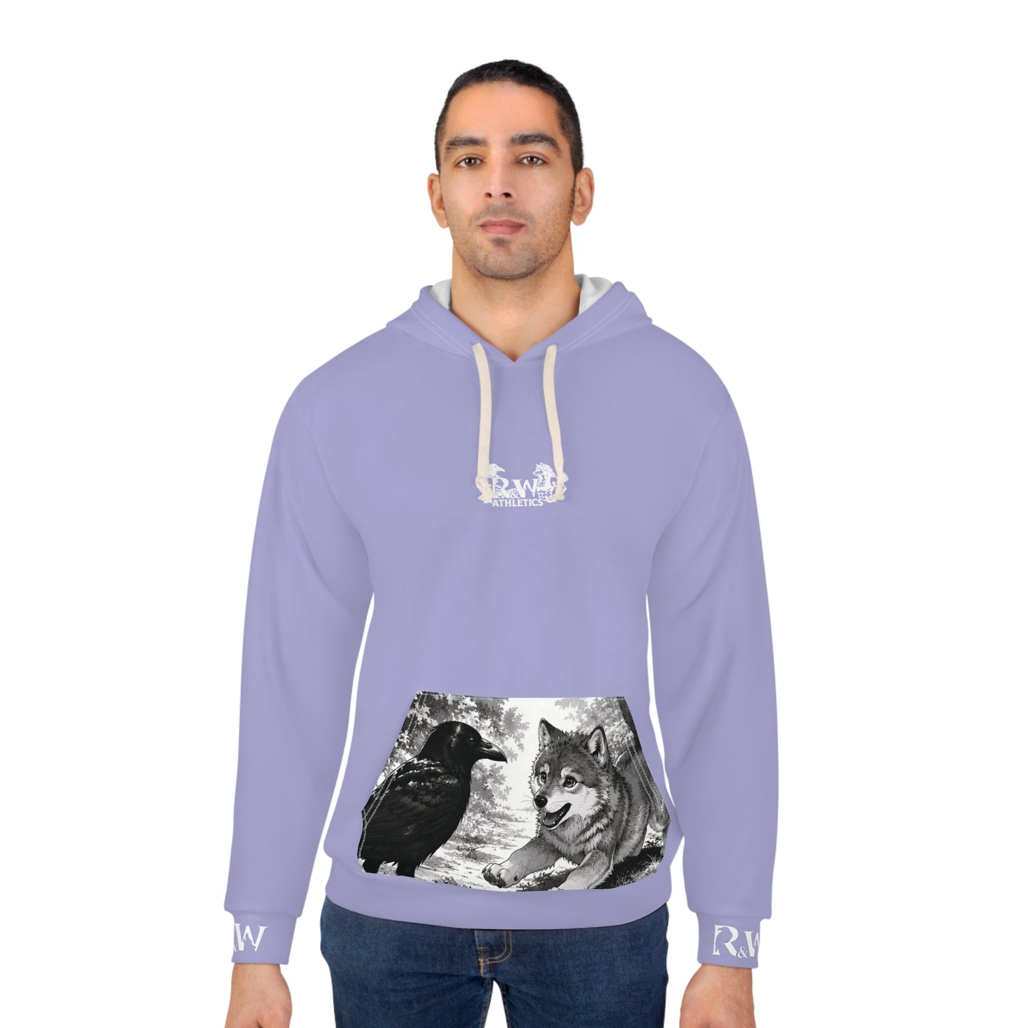 R&W Athletics Graphic Hoodie — "Origin Story" Amore Comic Panel Pullover