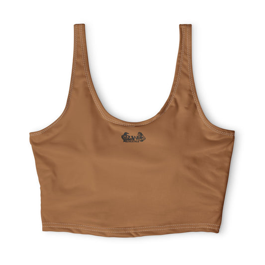 R&W Women's Monogram Sports Bra Athletic Top — Cuero Cómodo