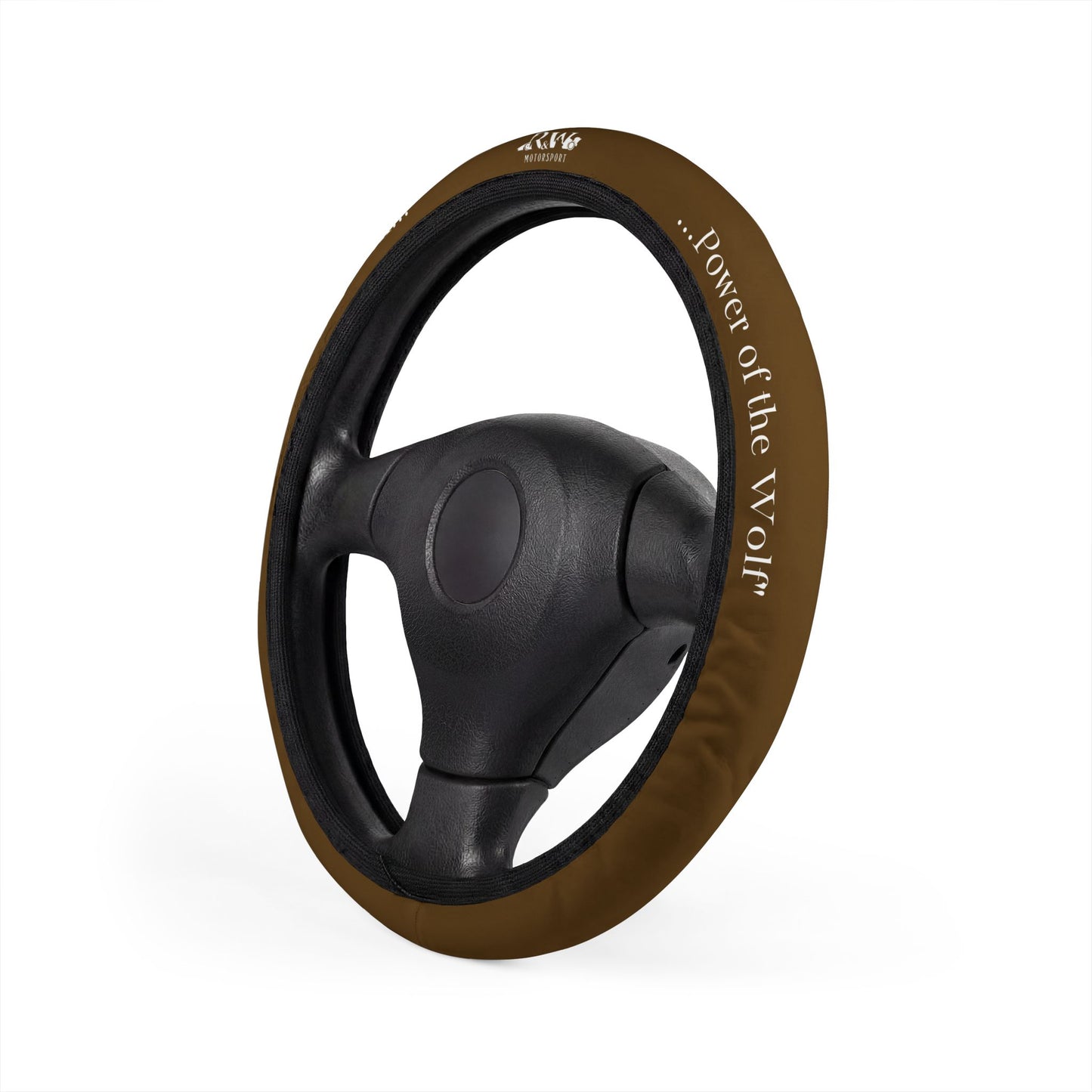 R&W Motorsport Team Motto "Maduro Marrón" Steering Wheel Cover