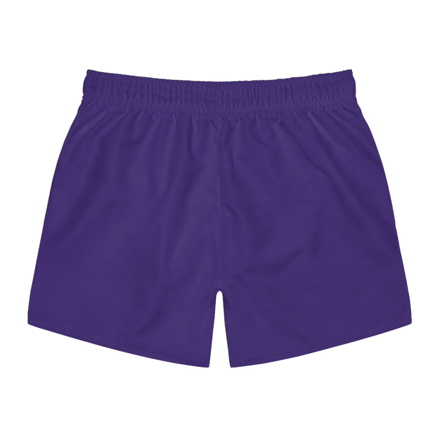 Mens Minimal Logo Swim Trunks — Raven
