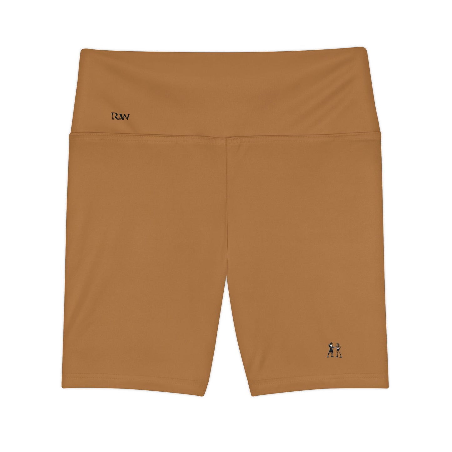 Women's Cuero Cómodo High-Waist Workout Shorts — Minimal Fitness Biker Shorts