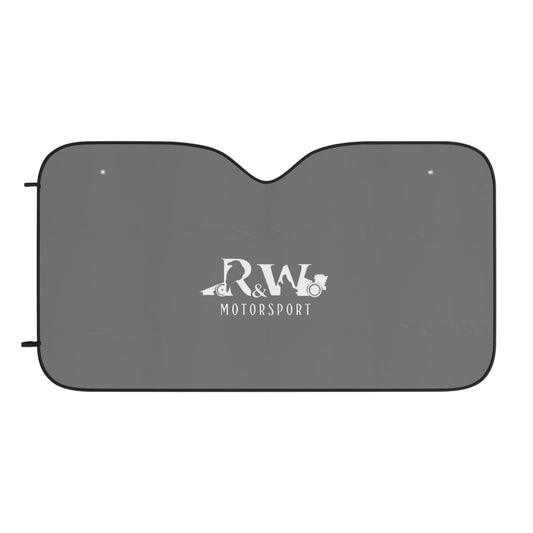 R&W Motorsport Car Sun Shade — Dark Grey