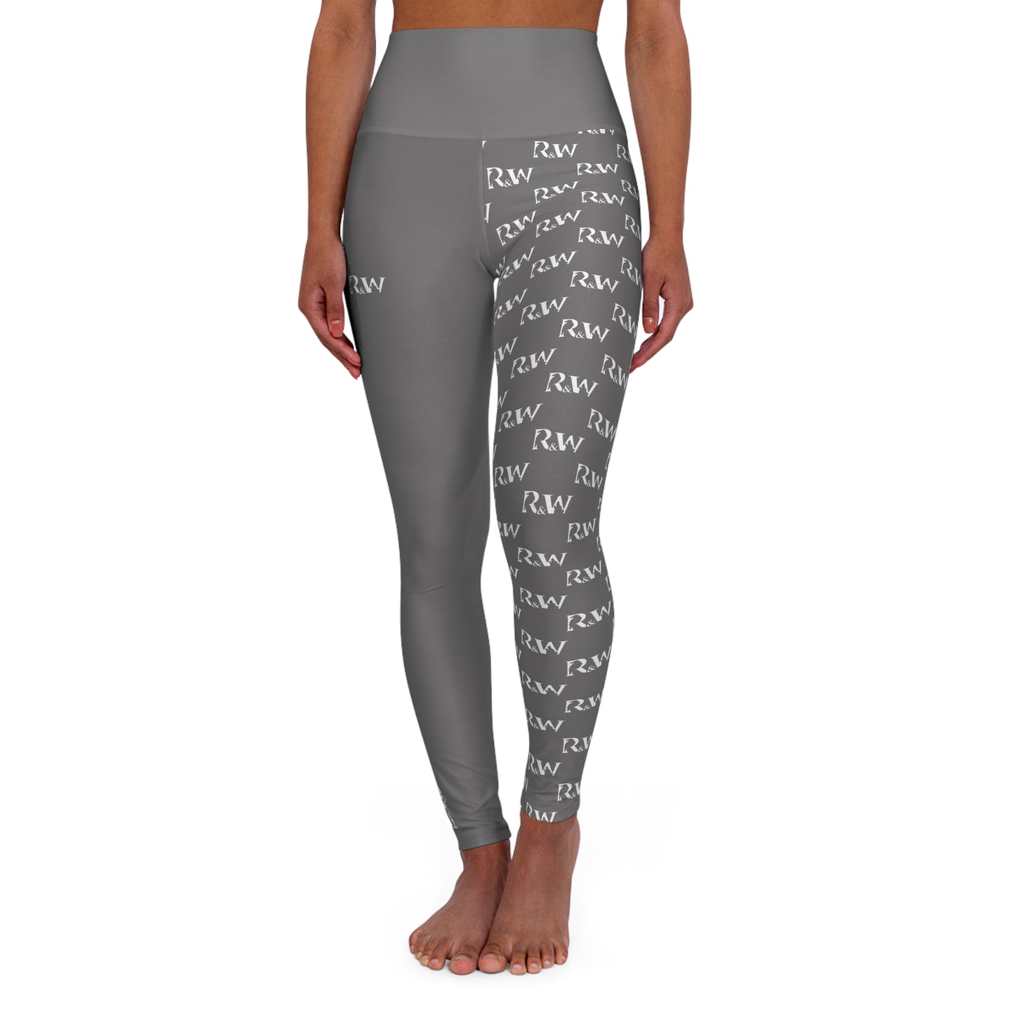 R&W Women's High-Waisted Yoga Leggings — Asphalt Grey