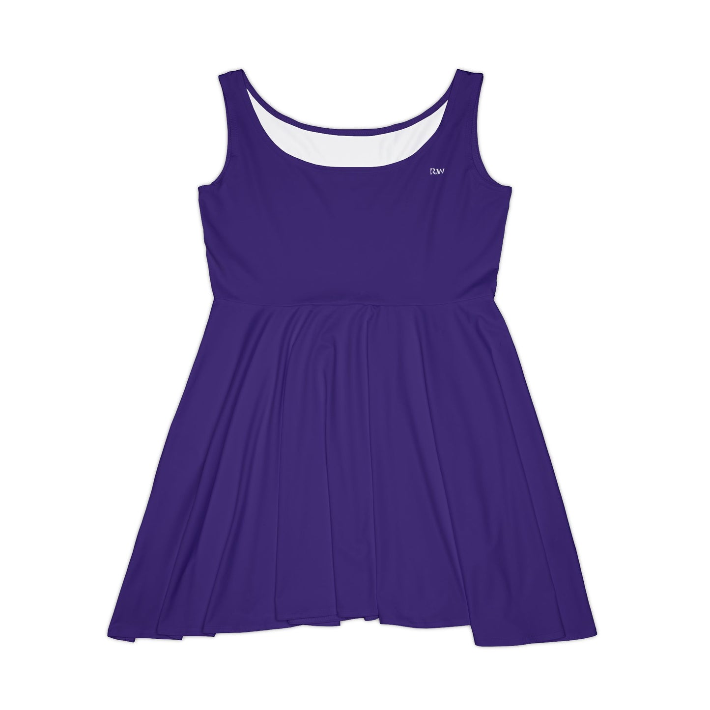 Raven Women's Skater Dress — Classic Scoop Neck A-Line Summer Dress