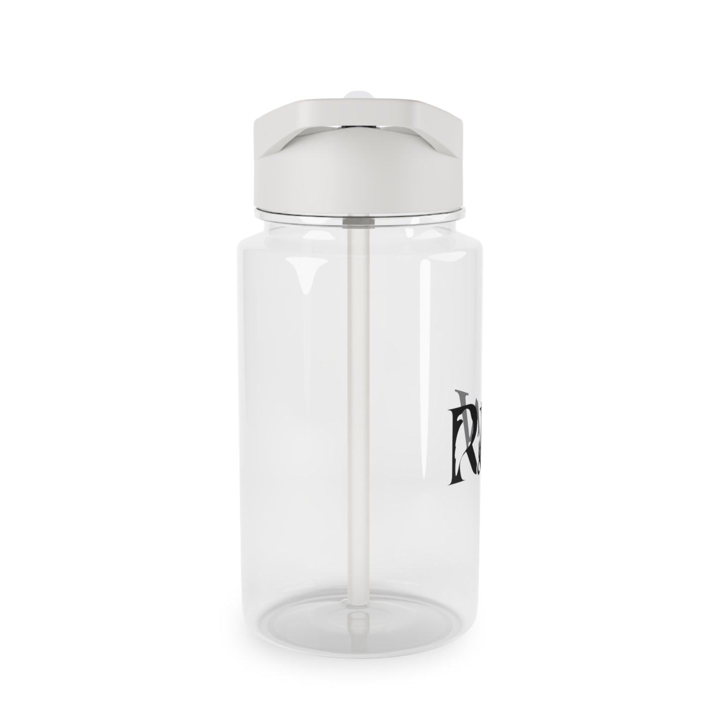 R&W Monogram Tritan Water Bottle – Clear Sports Straw Bottle