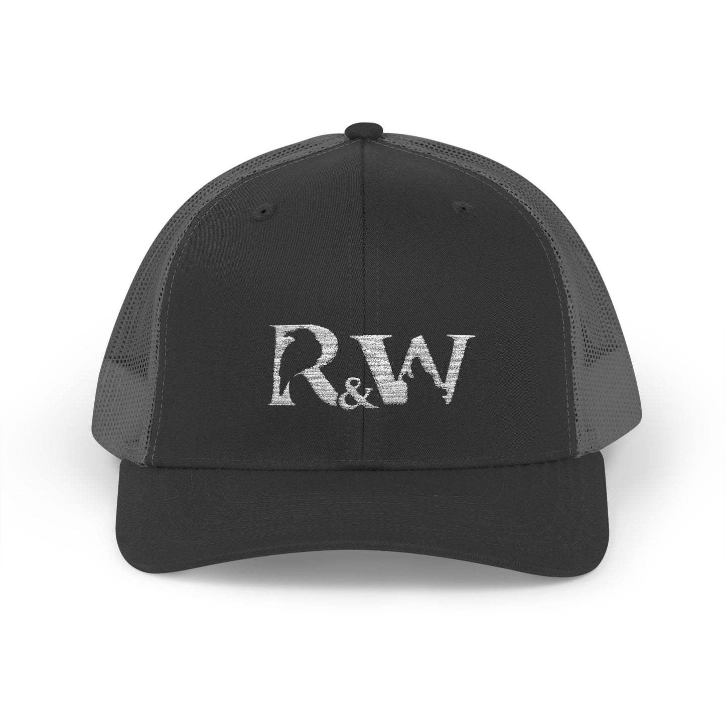 Copy of R&W Athletics Embroidered Mesh Trucker Cap — Vintage Snapback Mesh Hat