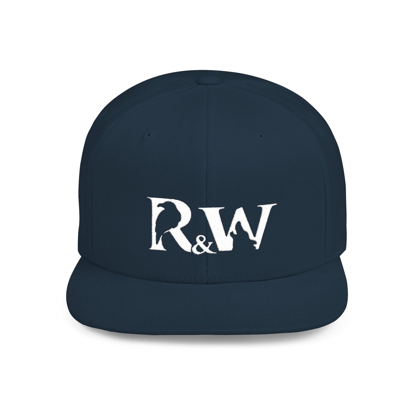 R&W Athletics Distressed Logo Snapback Hat