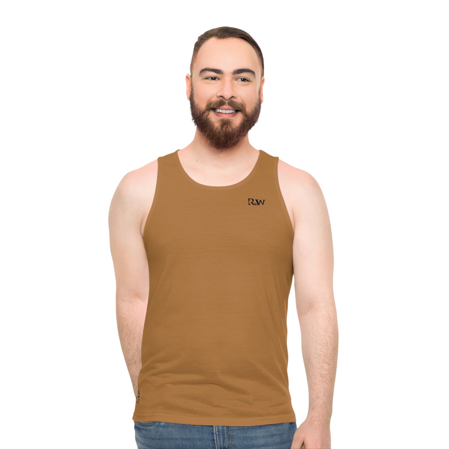 R&W Athletics Unisex Minimalist Tank Top — Cuero Cómodo