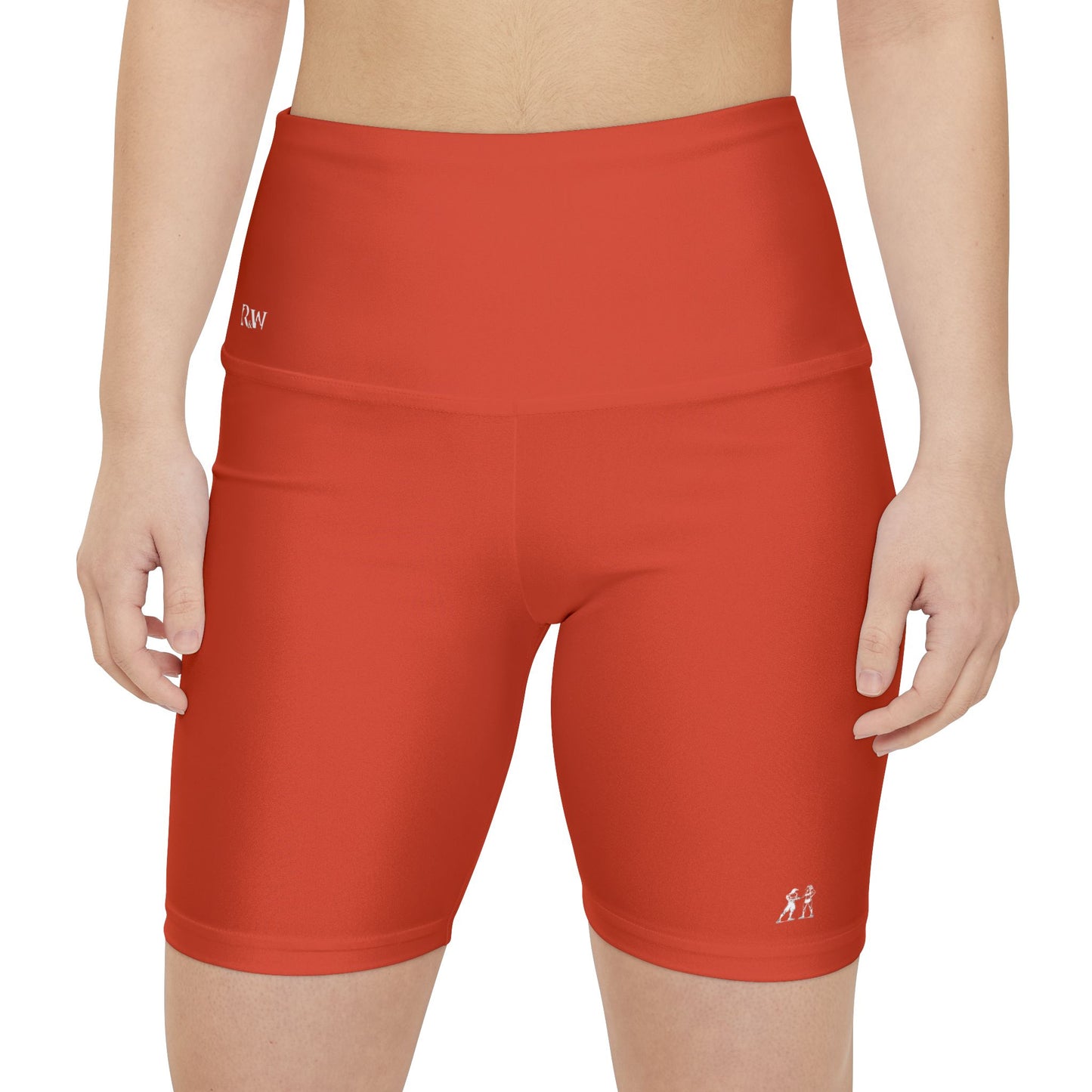 Women's Rojo Rugiente II High-Waist Workout Shorts — Minimal Fitness Biker Shorts