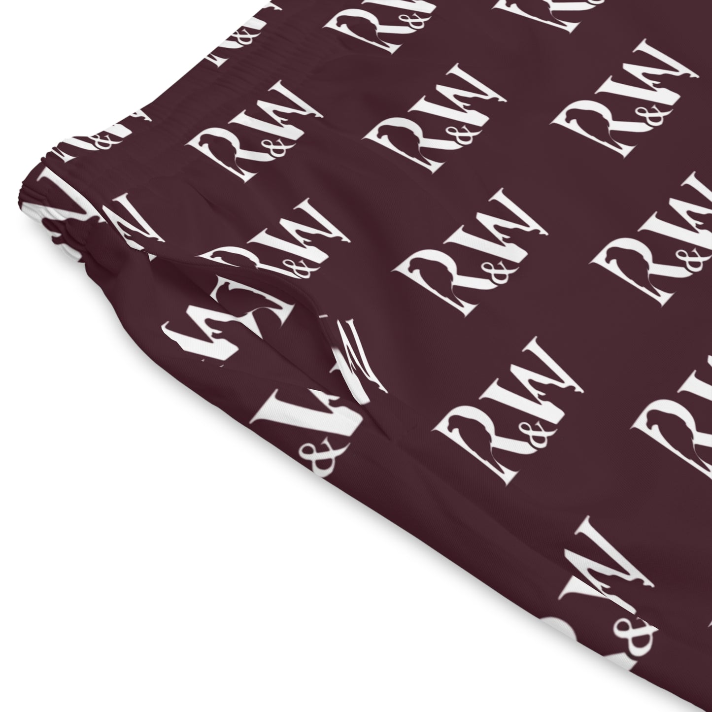 Men's Elastic Beach Shorts (Vino Viejo)