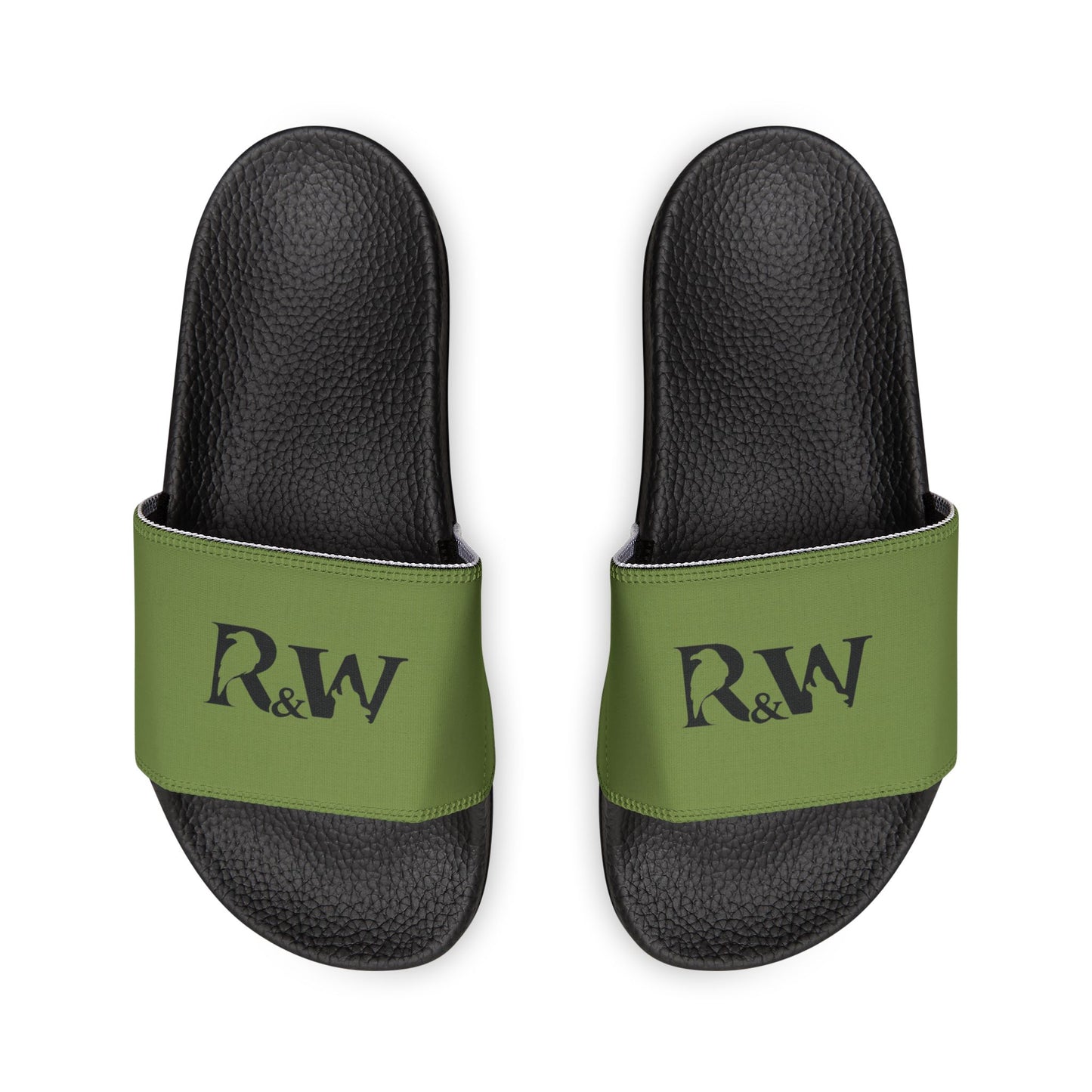 R&W Men's Slide Sandals — Tomillo Tranquilo Casual Pool & Beach Slides
