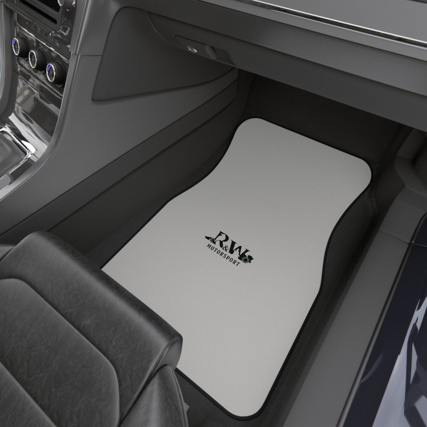 Motorsport Front Car Mats – Wolf Grey (Front Pair Only)