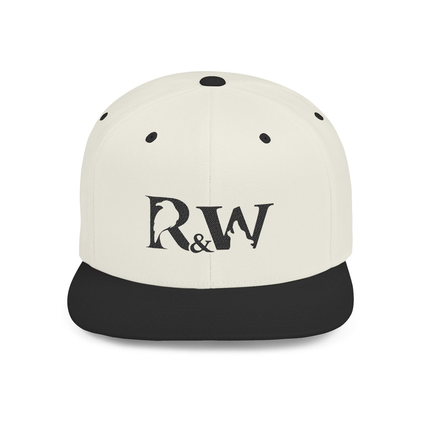 R&W Athletics Distressed Logo Snapback Hat