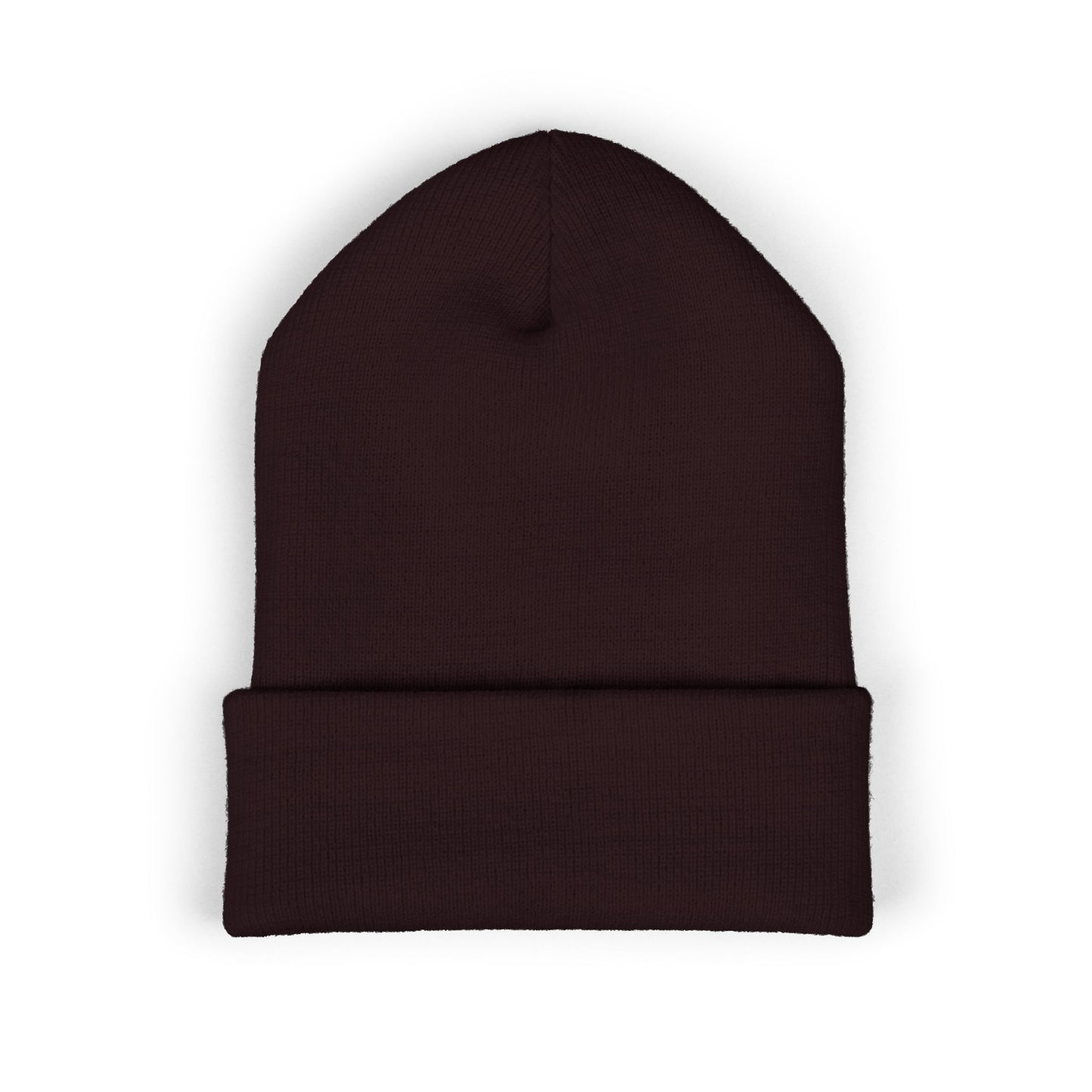R&W Athletics Embroidered Logo Cuffed Beanie — Classic Knit Winter Hat