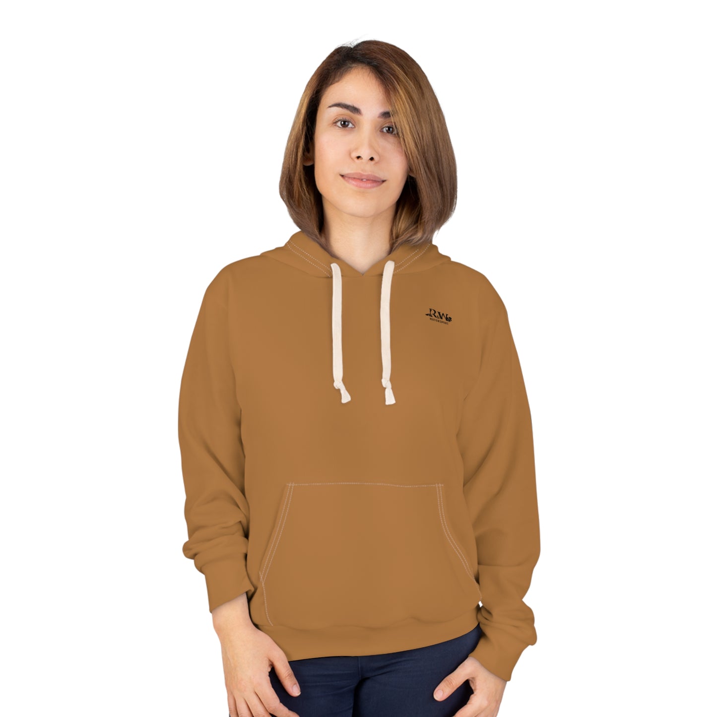 R&W Motorsport Minimalist Logo Hoodie (Cuero Cómodo)